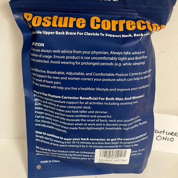 New Caretras Posture Corrector for Women and Men large 31-39inches, New sealed - Picture 2 of 9